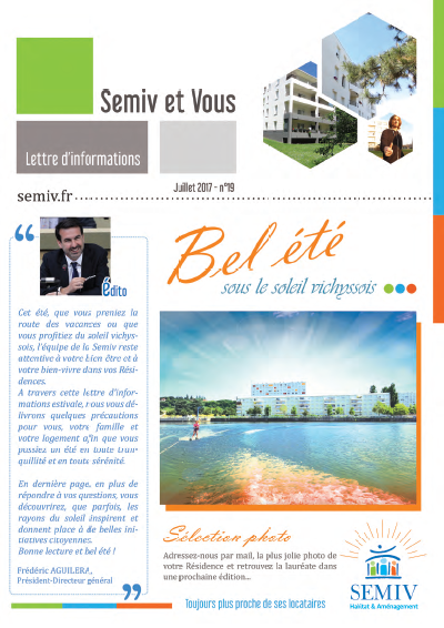 Lettre d'informations n°19