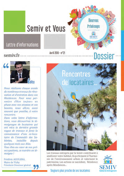 Lettre d'informations n°21